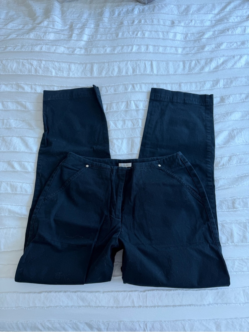 Liz Claiborne Black Straight-Leg Women's Pants